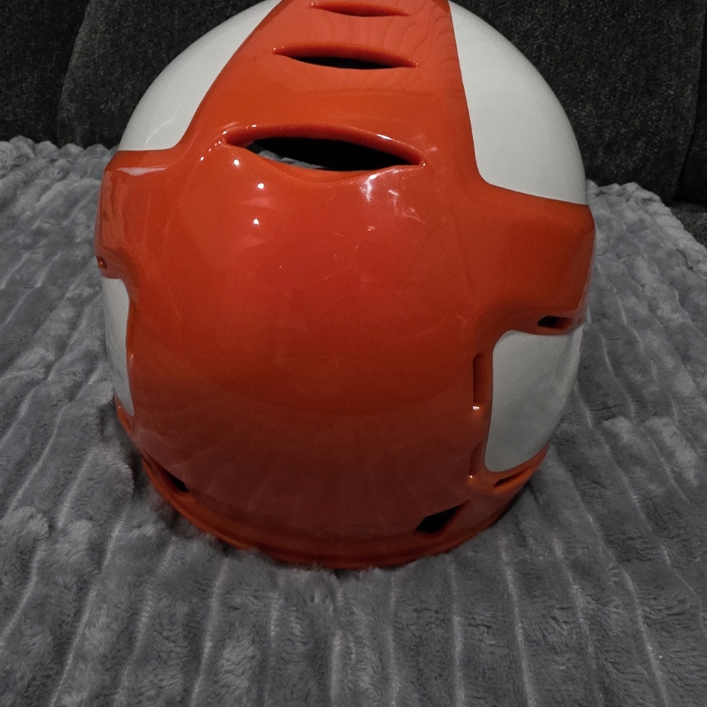 RIP-IT Orange and White Helmet - Picture 2 of 5